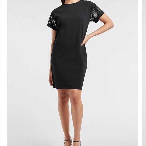 Express rhinestone embellished dress sz Xl - Picture 4 of 4